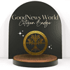 GoodNews World Citizen Badge - Gold Lapel - Image 2