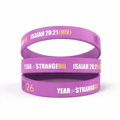 2026 The Year Of Strange Oil Wristband - Image 2